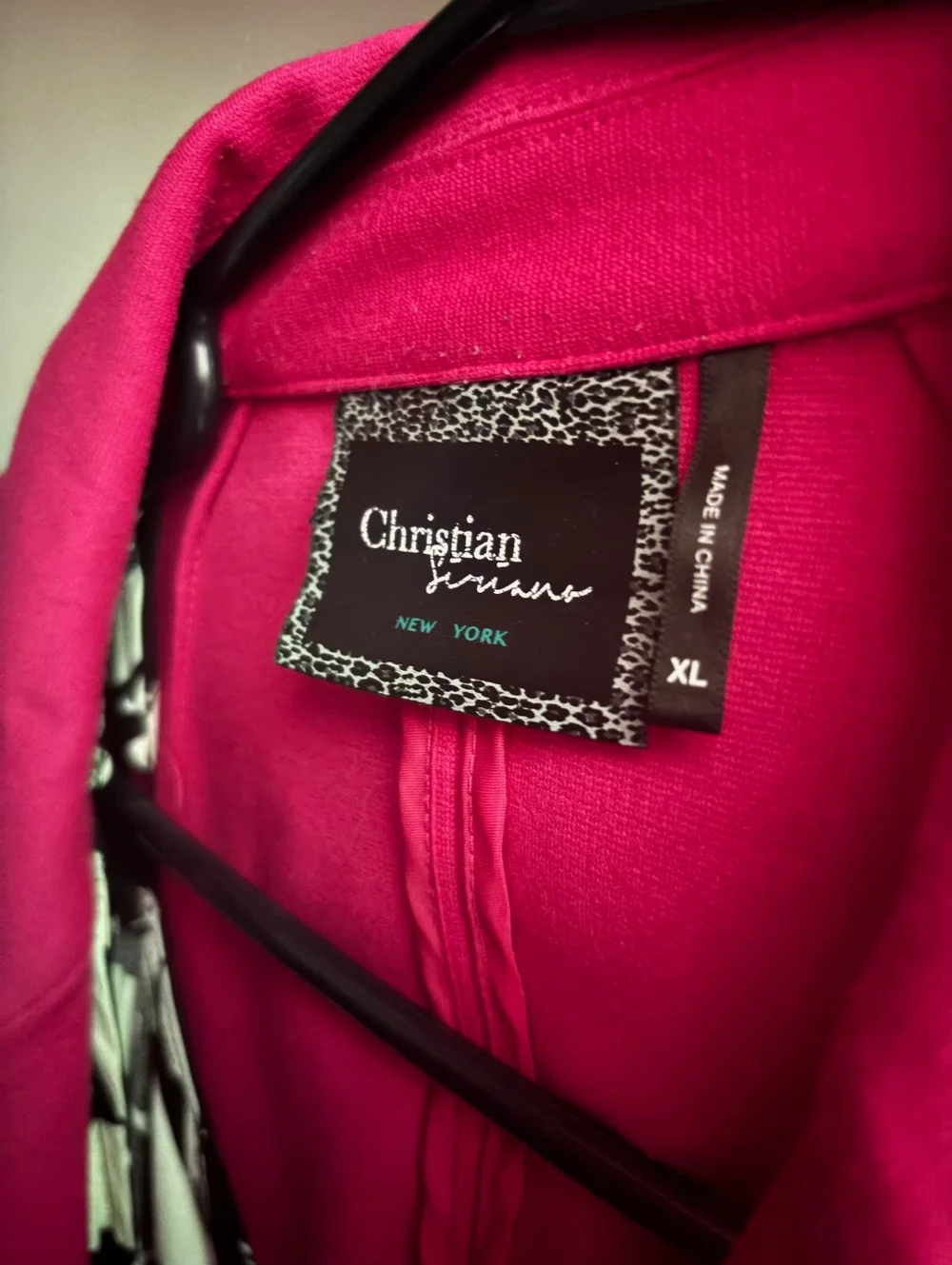 Christian Siriano Hot Pink Tailored Blazer - Picture 2 of 2
